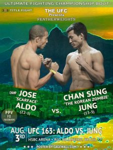 Risultati UFC 163 - Jose Aldo vs Korean Zombie Chan Sung Jung