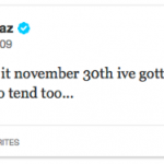 Nate Diaz annuncia via Tweeter la sua indisponibilità al TUF 18 Finale, con la miglior ragione di sempre.