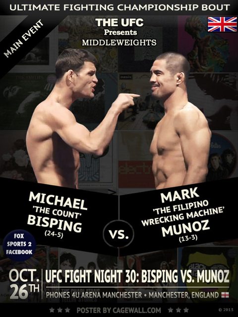 UFC Fight Night 30: Bisping vs. Munoz & Alessio Sakara vs Tom Watson