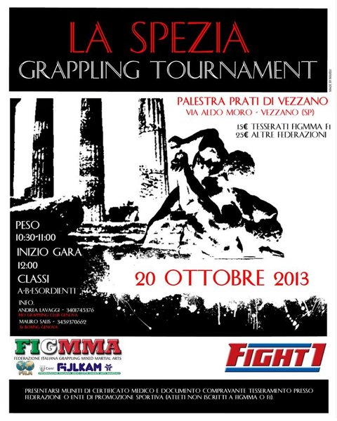 La Spezia Grappling Tournament di GRAPPLING NO-GI  - 20 ottobre 2013