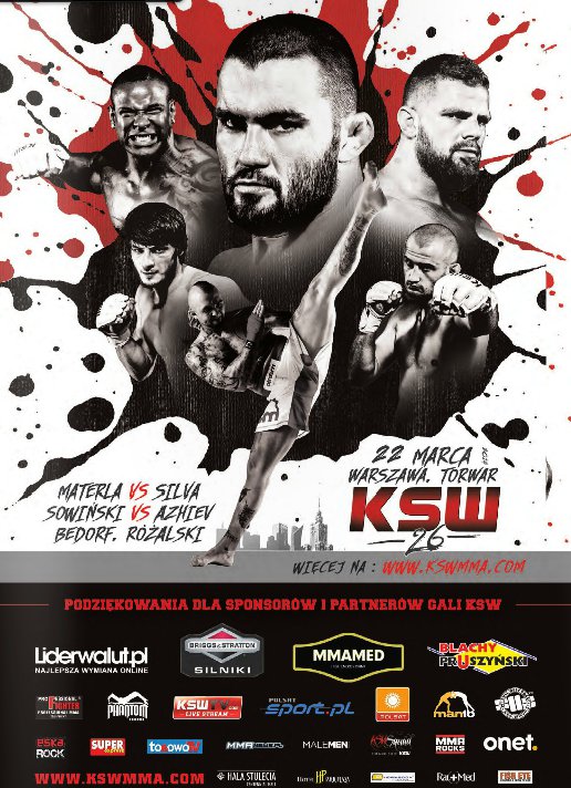 22 Marzo 2014 a Varsavia: KSW 26. 2