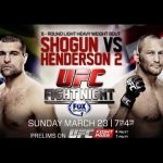 UFC Fight Night 38- Shogun vs. Henderson 2