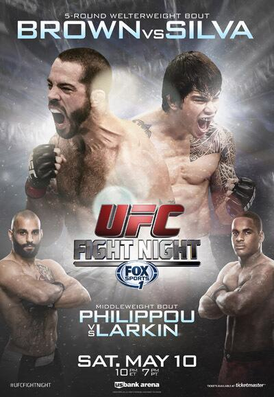 UFC-Fight-Night-40-Brown-vs-Silva-Fight-Poster