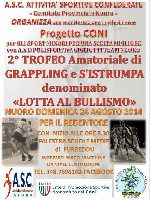 2 Trofeo Amatoriale di Grappling e S'intrumpa (nuoro 24 Agosto)