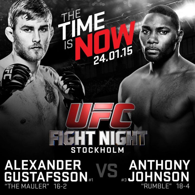 UFC Svezia 2014 Gustafsson vs Johnson