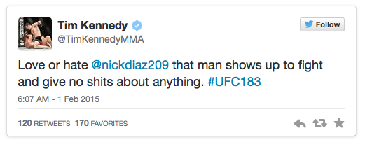 ufc 183 twitter