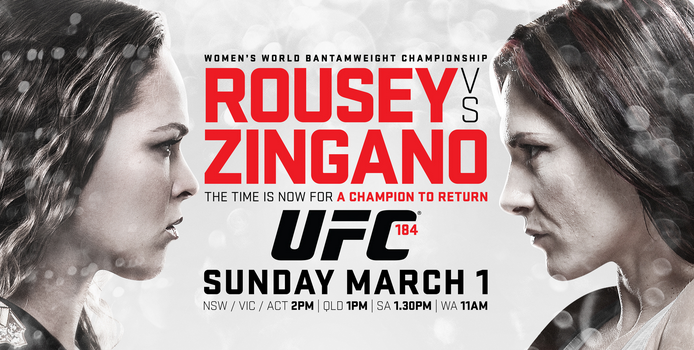 Risultati UFC 184 Rousey vs. Zingano