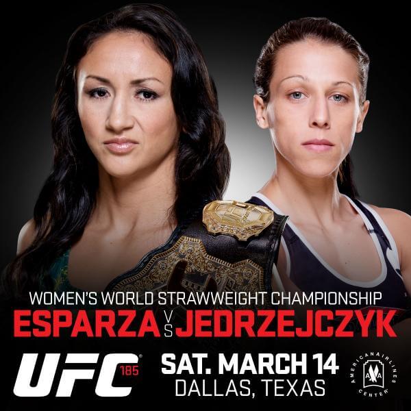 UFC 185: la sfida per il Titolo tra Joanna Jedrzejczyk e Carla Esparza. 5