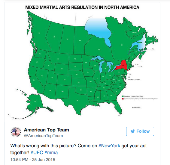 ...E cosi le MMA rimangono illegali a NY 5