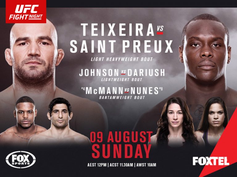 Teixeira vs Saint Preux