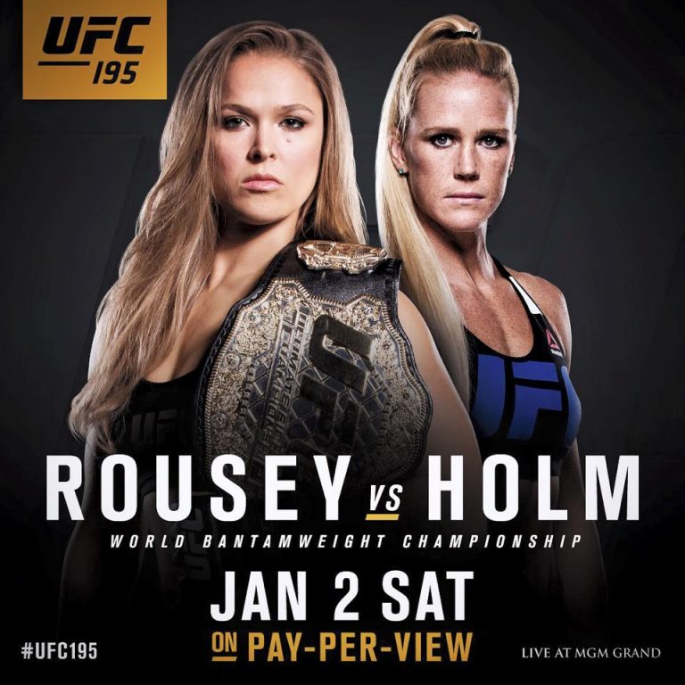 UFC 195: Rousey vs. Holm