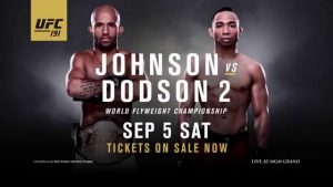poster UFC191- risultati