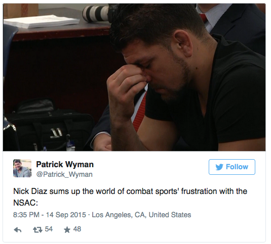 FreeNickDiaz7 - 5 years of BAN from MMA