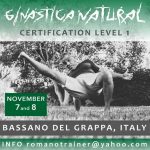 7-8 Novembre - Certificazione di Ginastica Natural