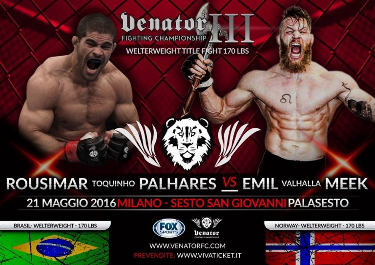 Sbadabeng. Svelato il main event Venator III: Toquinho vs Meek!! 1