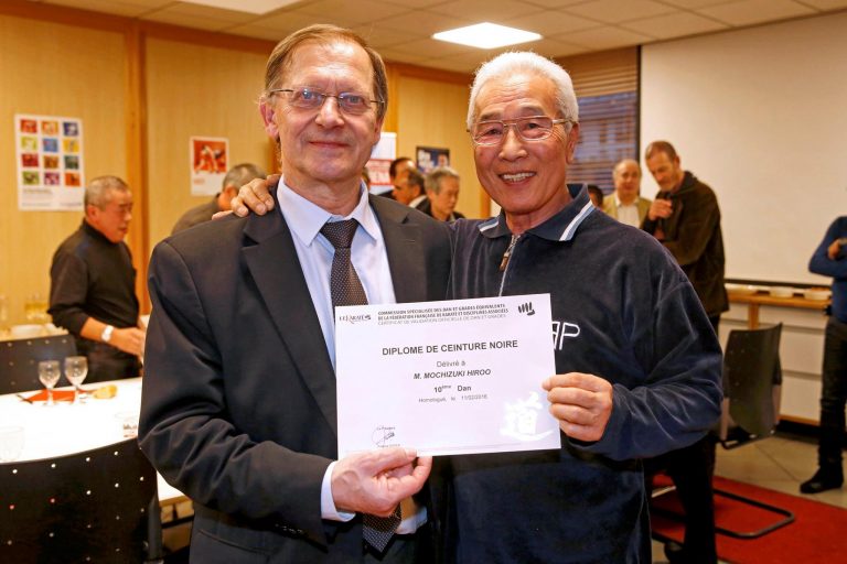 Hiroo Mochizuki primo 10° DAN della FRANCIA 1