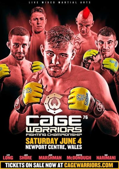 Risultati Cage Warriors 76: Jack Marshman vince per submission contro Ali Arish 7