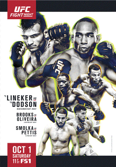 Risultati UFC Fight Night: Lineker vs. Dodson 11