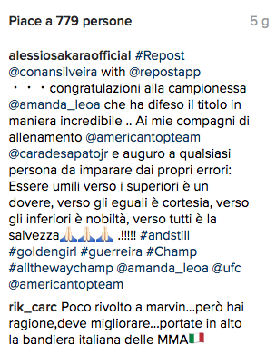 Marvin Vettori si dichiara "deluso" da Alessio Sakara (update) 1