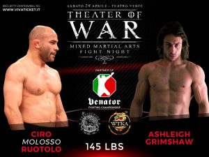 "Theater of War": risultati alla cerimonia del peso 2