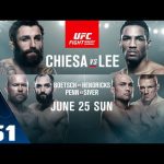 Risultati UFC Fight Night: Chiesa vs. Lee 2