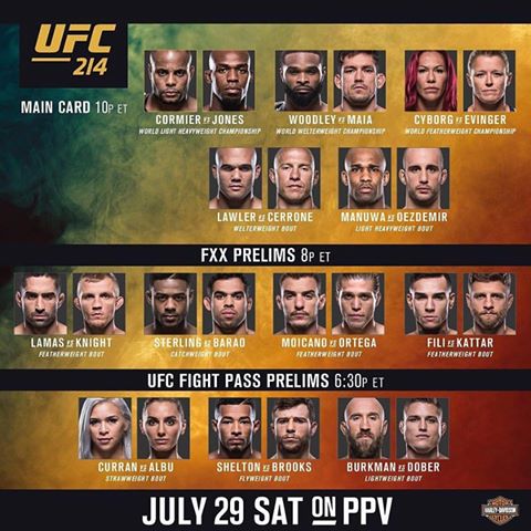 Risultati UFC 214: Cormier vs. Jones 2 1