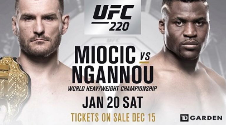 Risultati UFC 220: Miocic vs. Ngannou 4