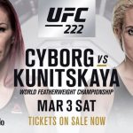 RISULTATI UFC 222 - CYBORG VS KUNITSKAYA 10