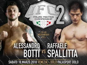 IFC 2 Sabato 10 Marzo a Dolo (Venezia): Penini vs Aliu per la Cintura Pesi Medi. 4