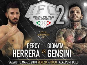 IFC 2 Sabato 10 Marzo a Dolo (Venezia): Penini vs Aliu per la Cintura Pesi Medi. 6
