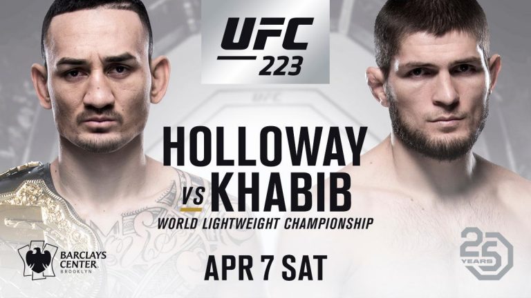 UFC 223 - NURMAGOMEDOV VS HOLLOWAY 9
