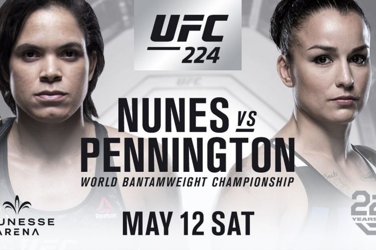 RISULTATI UFC 224 - NUNES VS PENNINGTON 7