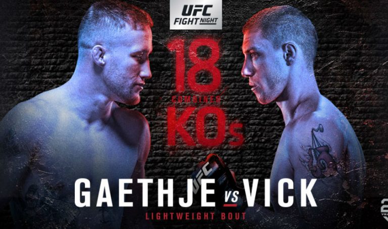 UFC FIGHT NIGHT: GAETHJE VS VICK 3