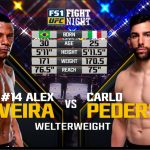 Risultati UFC Fight Night 137 (Oliveira vs Pedersoli) 2