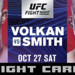 UFC FIGHT NIGHT: VOLKAN VS SMITH 32