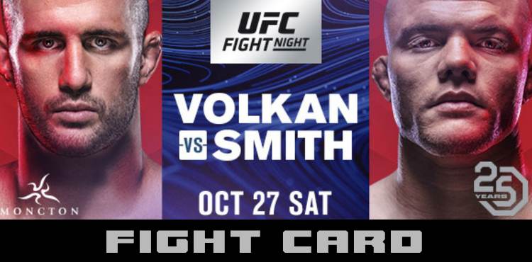 UFC FIGHT NIGHT: VOLKAN VS SMITH 24