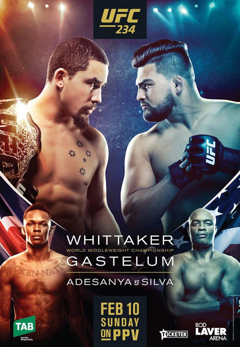 UFC 234 : WHITTAKER VS GASTELUM 3