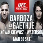 RISULTATI UFC ON ESPN 2: BARBOZA VS GAETHJE 14