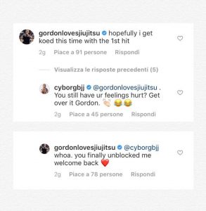 GORDON RYAN E CYBORG TORNANO A BECCARSI SUI SOCIAL 1