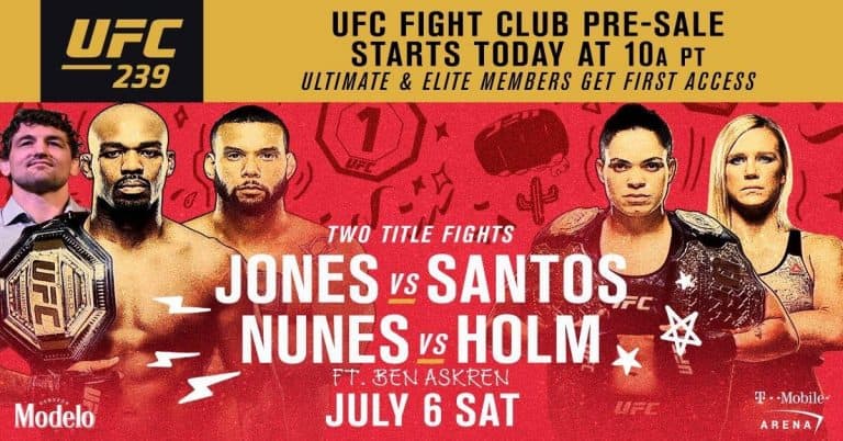 UFC 239: JONES VS. SANTOS 9
