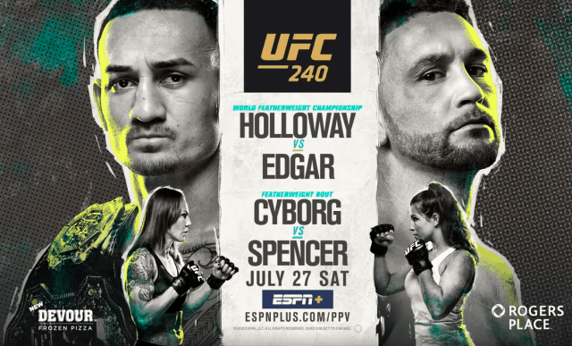 UFC 240: HOLLOWAY VS. EDGAR 15