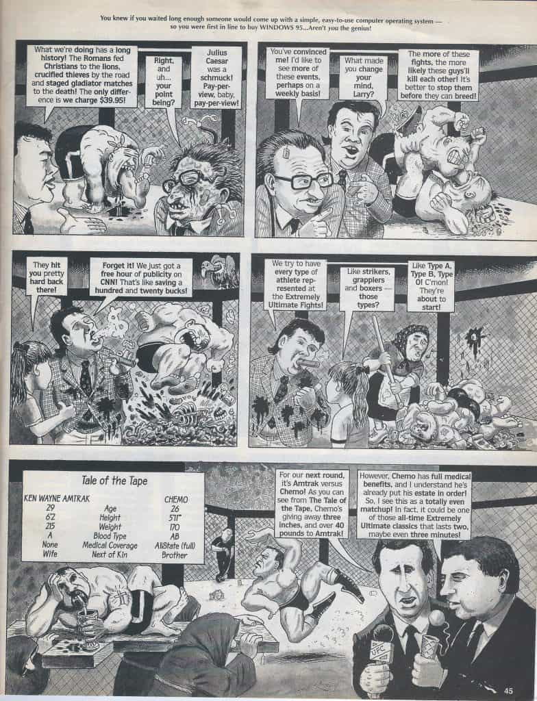 l'UFC anni 90 visto da MAD Magazine 5