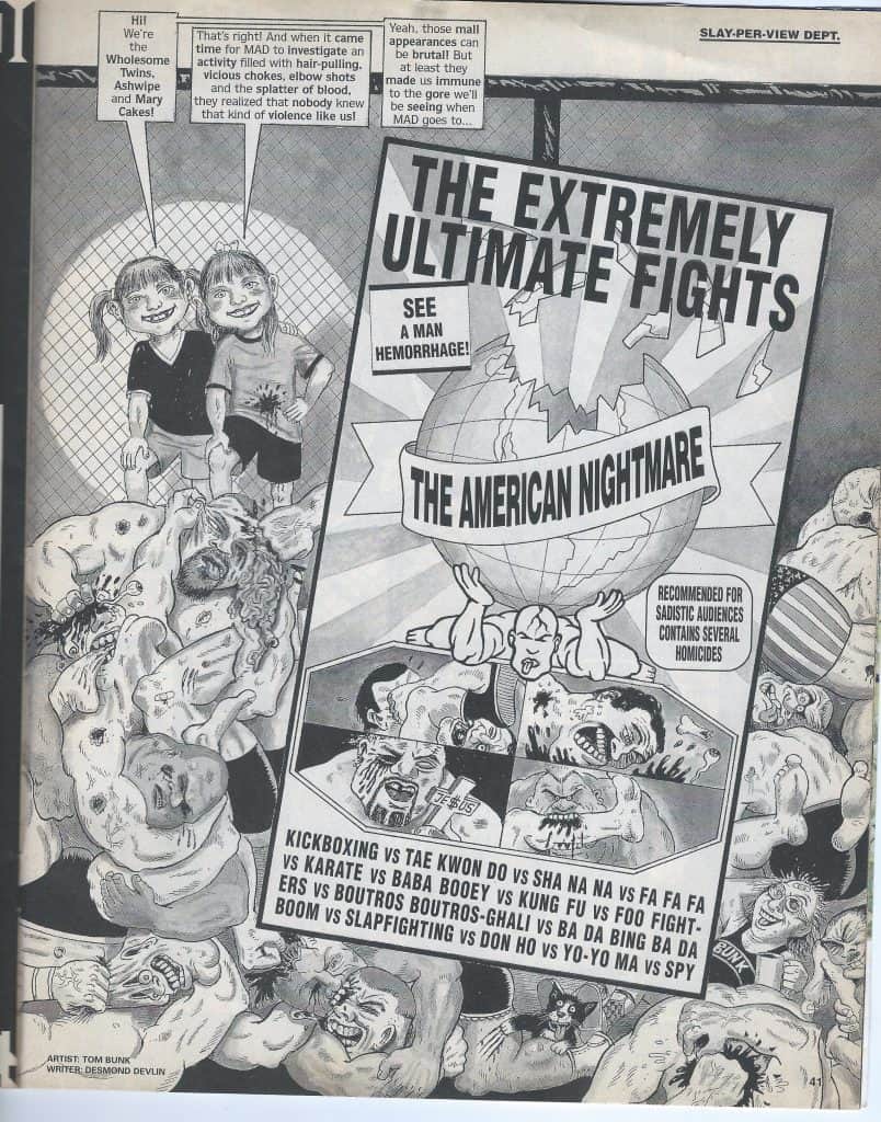 l'UFC anni 90 visto da MAD Magazine 1
