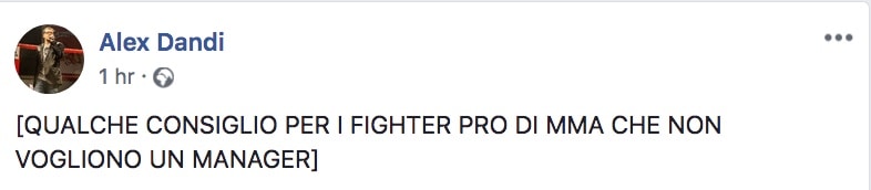 Alex Dandi ci da 24 Consigli per una persona che vuole diventare fighter PRO di MMA 1