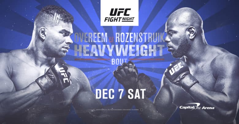 UFC Fight Night Washington 2019 - Overeem vs RozenStruik 1