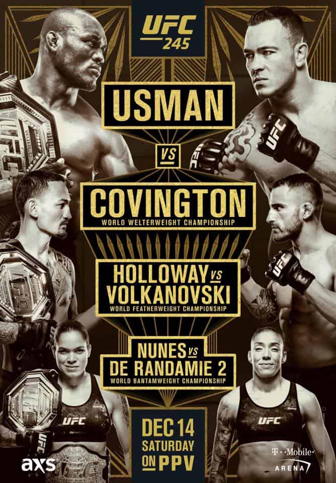 UFC 245: Usman vs. Covington 1