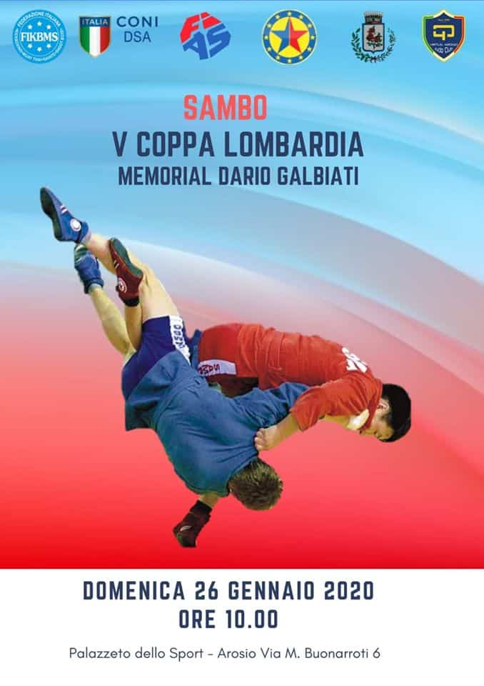 Sambo: V Coppa Lombardia - Memorial Dario Galbiati 1
