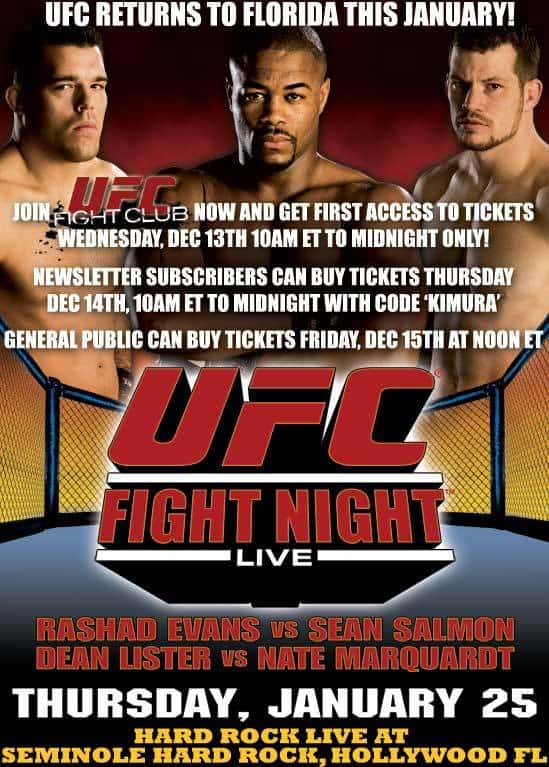 UFC Fight Night: Evans vs. Salmon 1