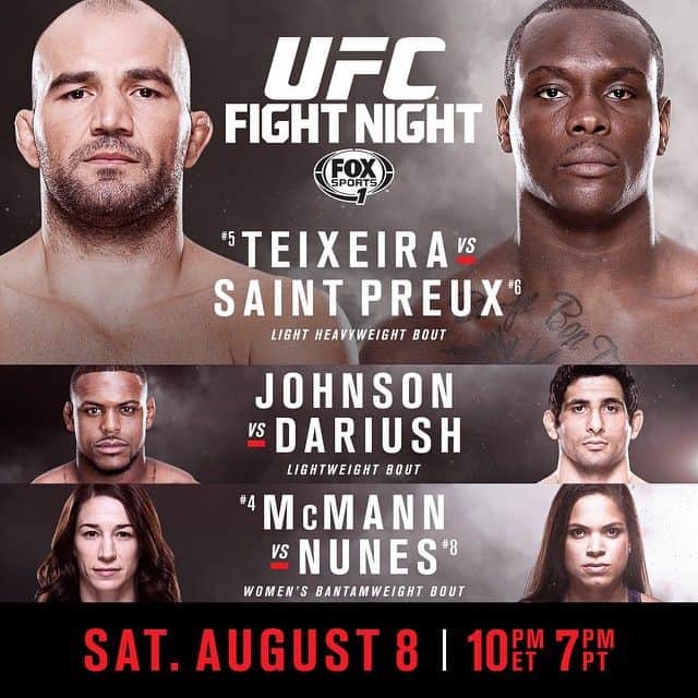 UFC Fight Night: Teixeira vs. Saint Preux 1
