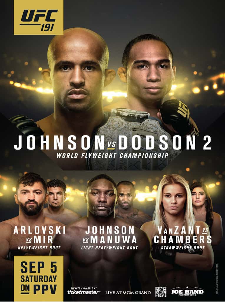 UFC 191: Johnson vs. Dodson 2 1